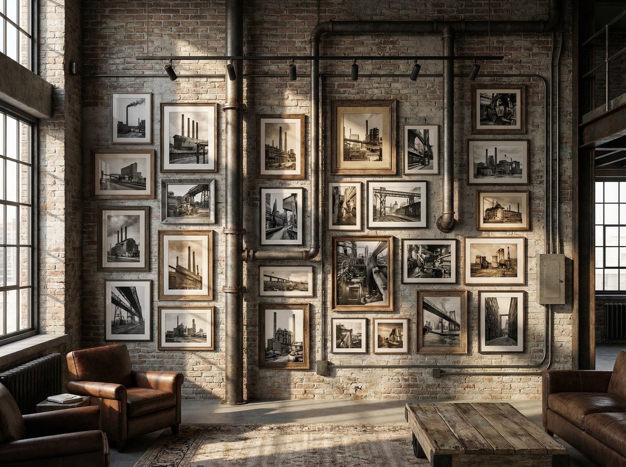 糖心Vlog工业风影像作品墙